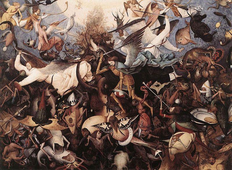 Pieter Bruegel the Elder The Fall of the Rebel Angels Spain oil painting art